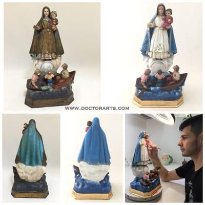 Religious Statue Repaired by Doctor Arts