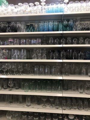 Glassware options