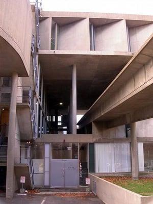 the HFA is housed in the Carpenter Center, the only building in North America by Le Corbusier