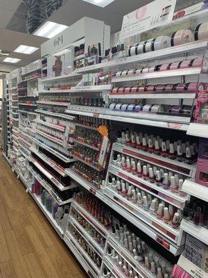 Nail polish aisle