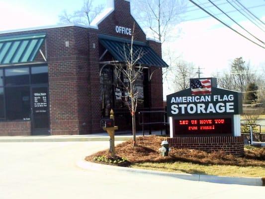 Office of American Flag Storage on Mackay Road!