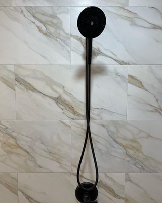 Black shower head