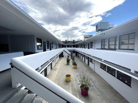 School courtyard