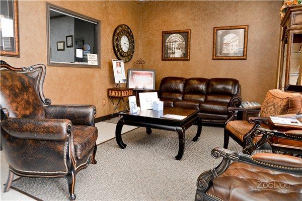 Spacious waiting room to accommodate our patients and their families