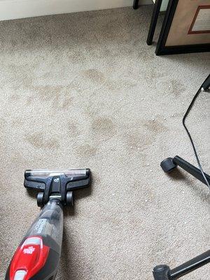 Carpet vacuuming