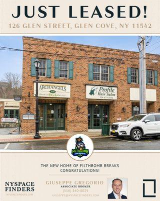 Fully Leased Ground Floor retail and second floor office space!  Glen Cove, NY