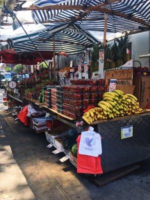 Fruit stand. Summer. Great prices