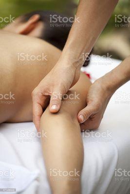 Customized therapeutic massage tailor to the clients' needs to promote relaxation and wellness.