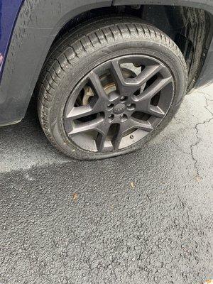 2nd flat tire.