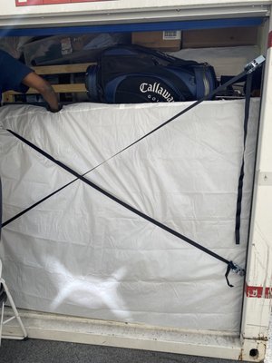 Safety movers finish packing pod