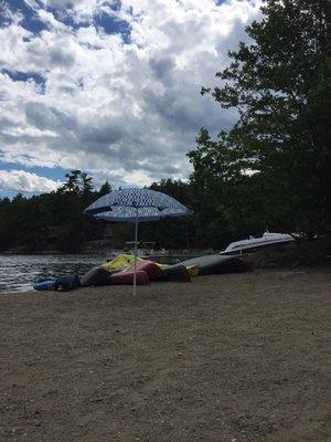 Kayaks and canoes