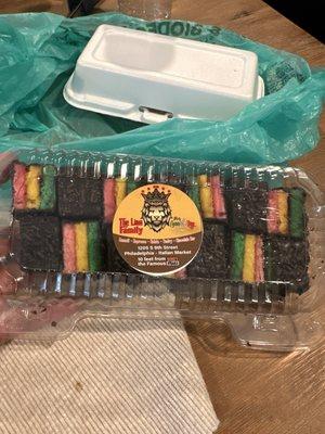 Rainbow cookies