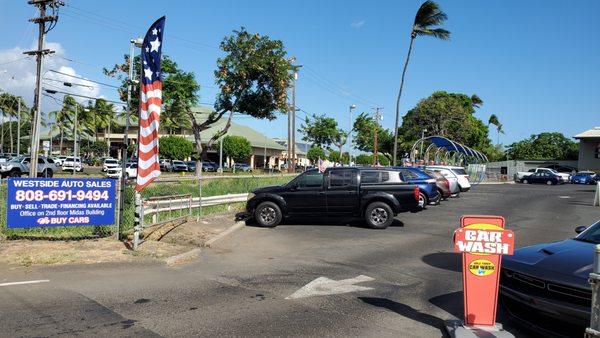 Side gate Exit onto Farrington Hwy Waipahu.