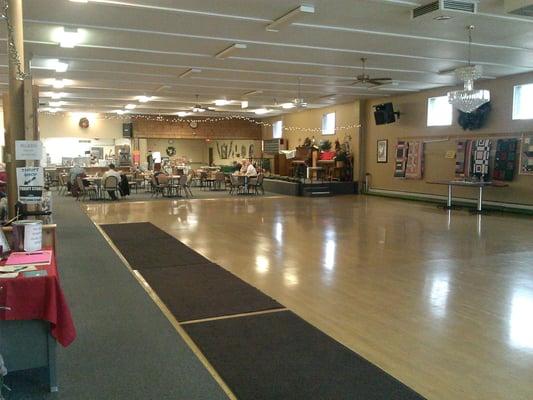 The inside of the senior center, in the basement is a huge thrift store great prices too!