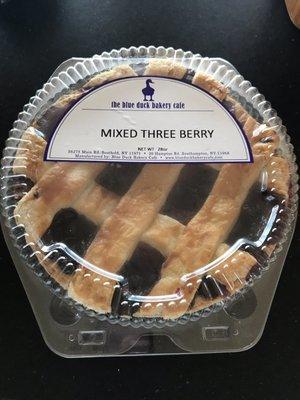 They carry various pies made from seasonal fruits. We tried this pie this weekend and it was delicious!