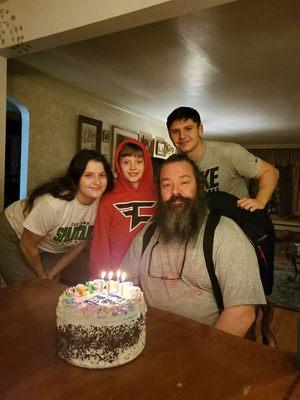 Celebrating 47th birthday with my family