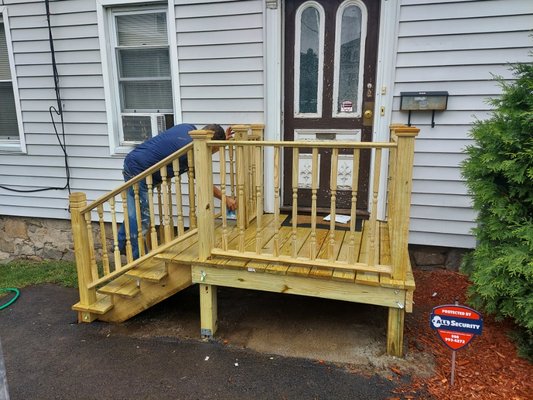 Porch construction