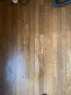 Wood floor repair - after