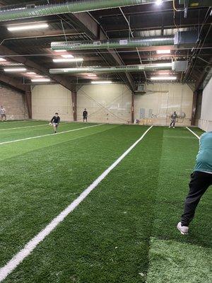 Full indoor infield