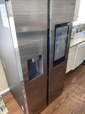 Stainless Steel Samsung Smart Fridge