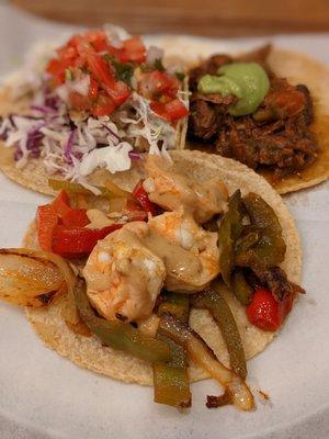 Steak Picado  Pescado Camarones