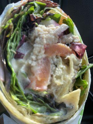 Salmon Salad Wrap