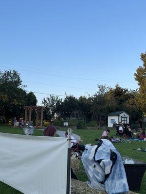 Also the community food gardens.