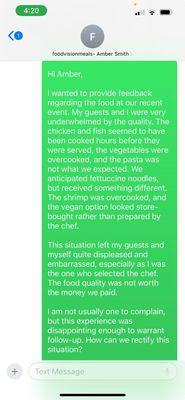 These are screenshots of the interaction with the assistant of the chef and food video.