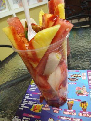 Fruta mixta con Todo