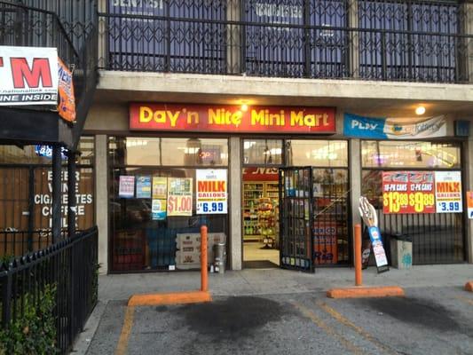 Front of store