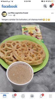 Champurrado & buñuelos