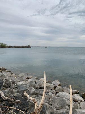 Fishing off the shores of Willow Bay