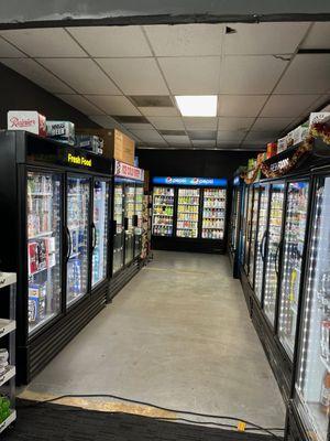 great affordable beer and soda selection