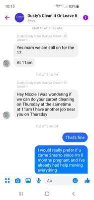 Dusty's clean it or leave it