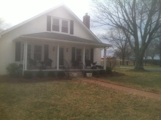 The guesthouse at Rosecrest Farms