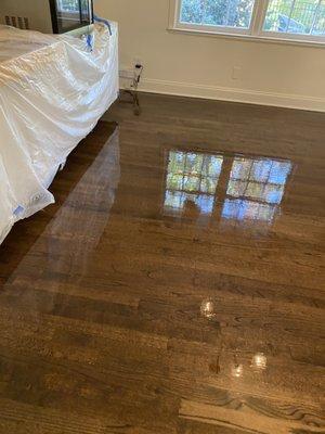 Floor refinishing