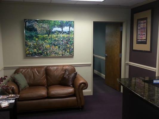 Our office looking toward conference room from reception area.