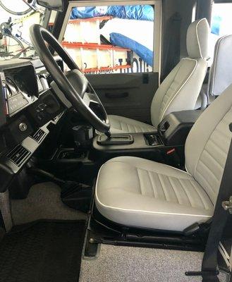 After - new carpet headliner & seats