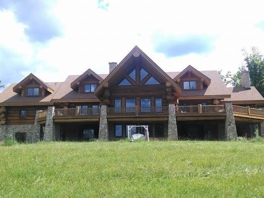 Log Home Refinishing