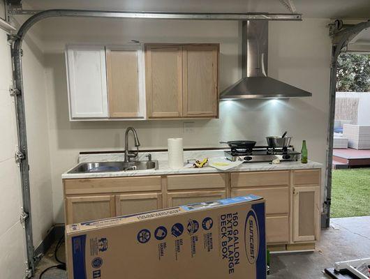 Kitchen Remodel During