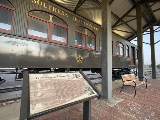 Great Railroad History and restored/preserved train car