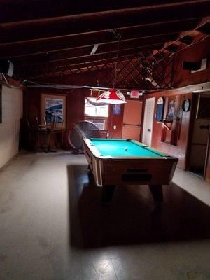 2 pool tables