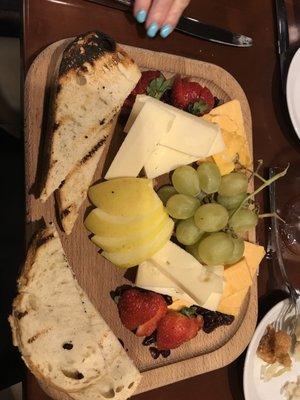 Cheese plate appetizer