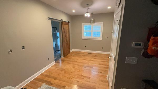 Remodel on a dinning room