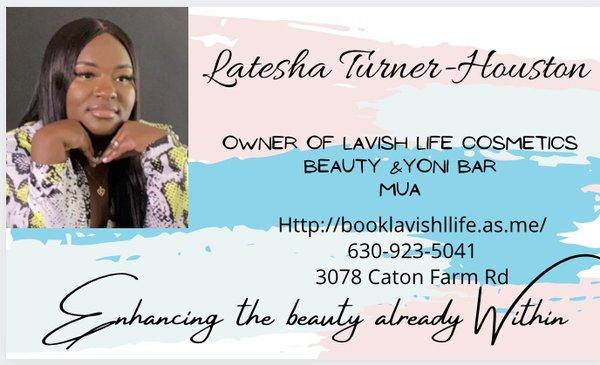 Owner of Lavish Life Cosmetics