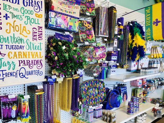 Mardi Gras supplies