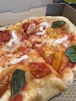 Vegan Margherita Pinsa Pizza