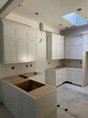 Custom cabinet installation in Redmond