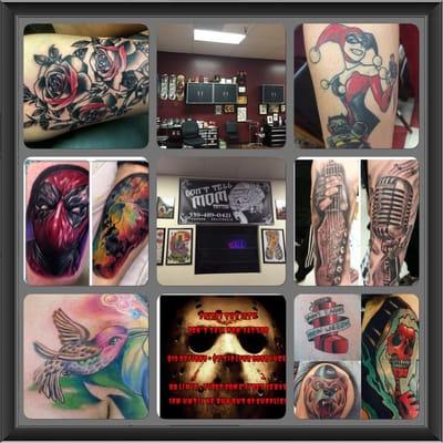 Tattoo Artists: Danny the Machine, Jessie Heart, Isaac Jordan and Chad