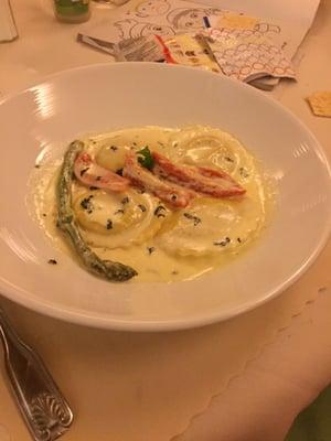 Lobster & Crab Ravioli